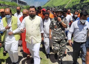 मुख्यमंत्री श्री पुष्कर सिंह धामी ने  पिथौरागढ़ जनपद के सीमांत तहसील धारचूला के आपदा प्रभावित क्षेत्र का जायजा लिया