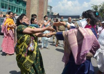 कश्मीर घाटी में मनाई गई जन्माष्टमी