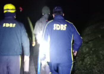 बद्रीनाथ के करीब एक व्यक्ति हुआ लापता- SDRF ने सर्च अभियान चलाकर सकुशल ढूंढ निकाला