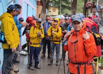 एस. डी.आर. एफ द्वारा रचा नया कीर्तिमान, माउंट गंगोत्री पीक को किया गया फतह