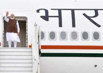 प्रधानमंत्री नरेन्द्र मोदी के वाशिंगटन डी.सी पहुंचने पर हुआ शानदार स्वागत