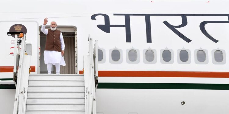 प्रधानमंत्री नरेन्द्र मोदी के वाशिंगटन डी.सी पहुंचने पर हुआ शानदार स्वागत