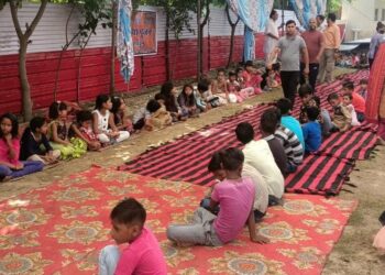 सेवा भारती द्वारा माता अमृतानंदमई सेवा प्रकल्प में किया हवन, कन्या पूजन एवं भंडारे