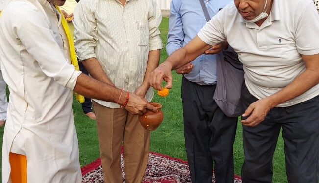 संघ शिक्षा वर्ग हेतु भूमिपूजन किया गया