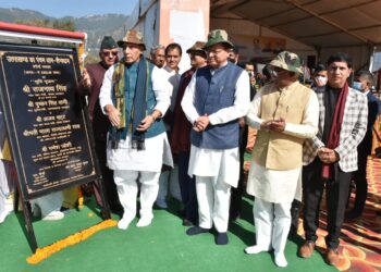 63 करोड़ की लागत से बनेगा भव्य सैन्य धाम, किया गया भूमि पूजन