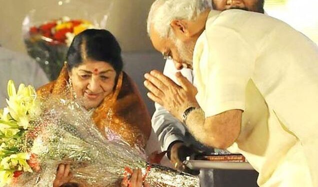‘भारत रत्न’ लता मंगेशकर और प्रधानमंत्री नरेन्द्र मोदी – एक विशेष बंधन