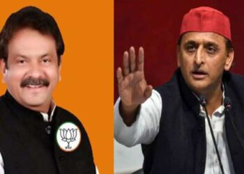 बीजेपी प्रत्याशी केंद्रीय मंत्री एस पी सिंह बघेल के काफिले पर हमला