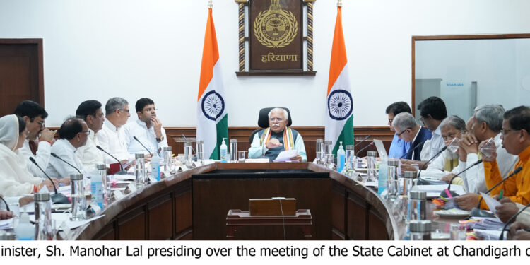 मंत्रिमंडल की बैठक में हरियाणा एयरोस्पेस और डिफेंस प्रोडक्शन पॉलिसी, 2022 को दी गई मंजूरी