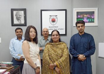 यूनेस्को की सांस्कृतिक टीम ने की पर्यटन निदेशक से शिष्टाचार भेट