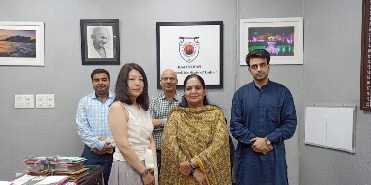 यूनेस्को की सांस्कृतिक टीम ने की पर्यटन निदेशक से शिष्टाचार भेट