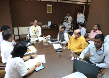 मुख्यमंत्री श्री चौहान ने की प्रधानमंत्री श्री मोदी के श्योपुर प्रवास की तैयारियों की समीक्षा