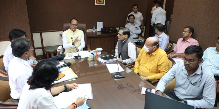 मुख्यमंत्री श्री चौहान ने की प्रधानमंत्री श्री मोदी के श्योपुर प्रवास की तैयारियों की समीक्षा